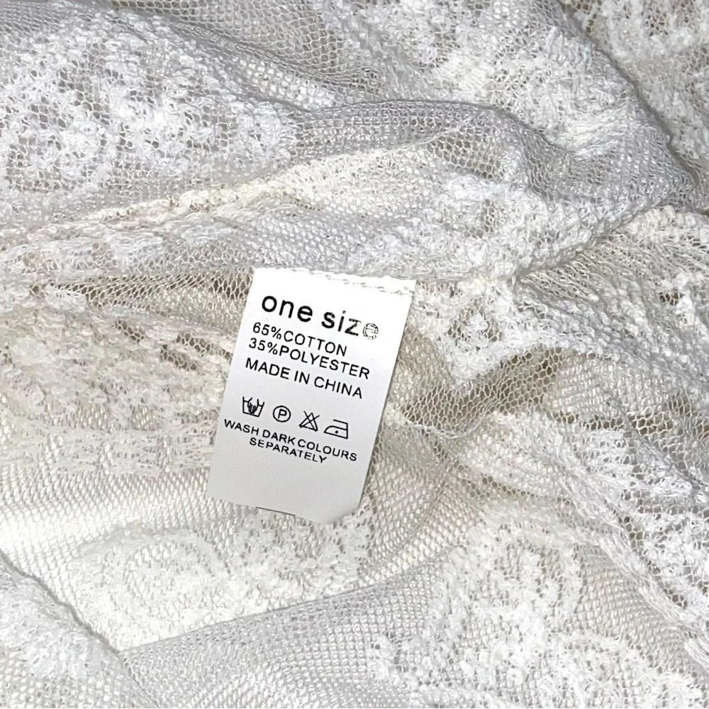 ✨NEW✨ Sheer Cover-Up Mesh Lace Maxi Beach Swimsuit Caftan Women’s ONE SIZE OS - Picture 10 of 12